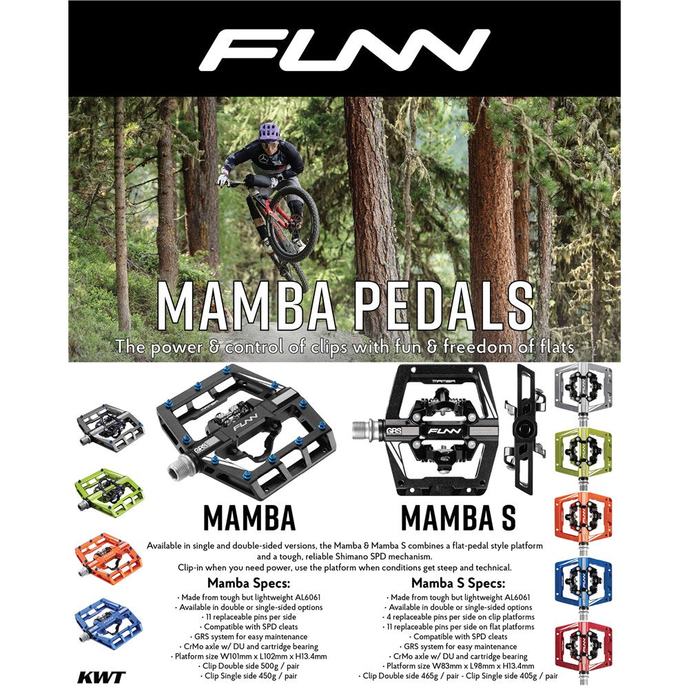 FUNN CORFLUTE SIGN - 100CM X 80CM - MAMBA PEDALS