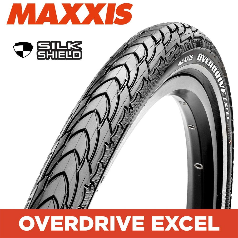 MAXXIS CITY / TREKKING - OVERDRIVE EXCEL - 700X40C - SilkShield / REF  - Wire 60 TPI
