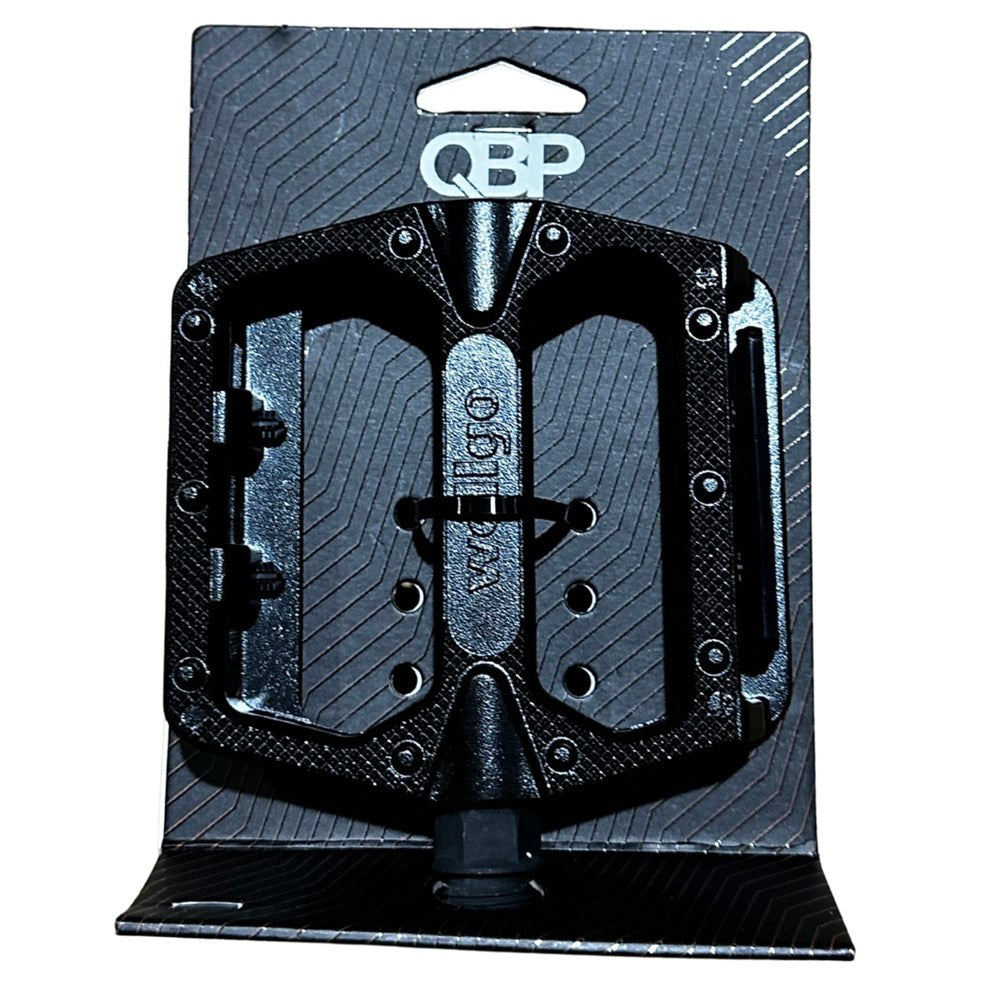 QBP Pedal - Alloy MTB Platform - DU Bushing 9/16 109x100x28mm - TW Black