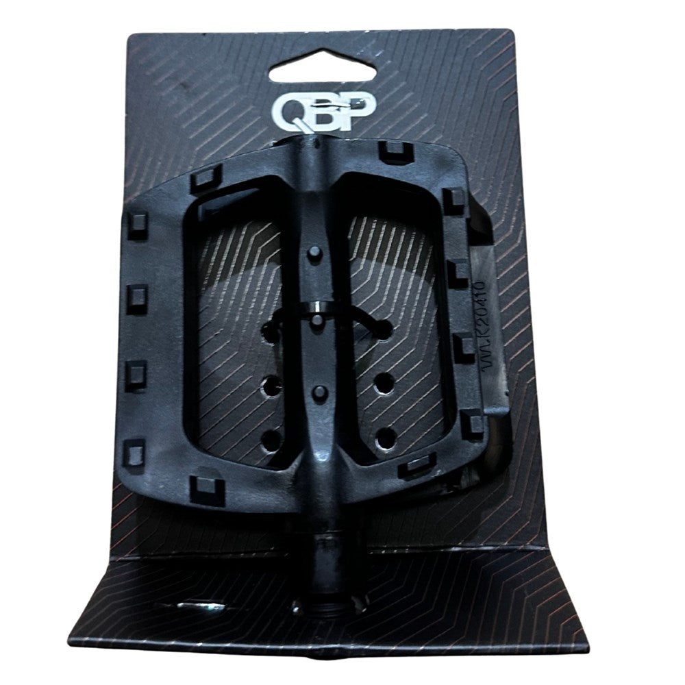 QBP Pedal Plastic Mtb Platform 1/2 X 1/8 Black