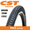 CST Tyre Pika - 700 x 45 - Folding 60 TPI - 579g - Dual Compound - Tubeless Ready - C1894