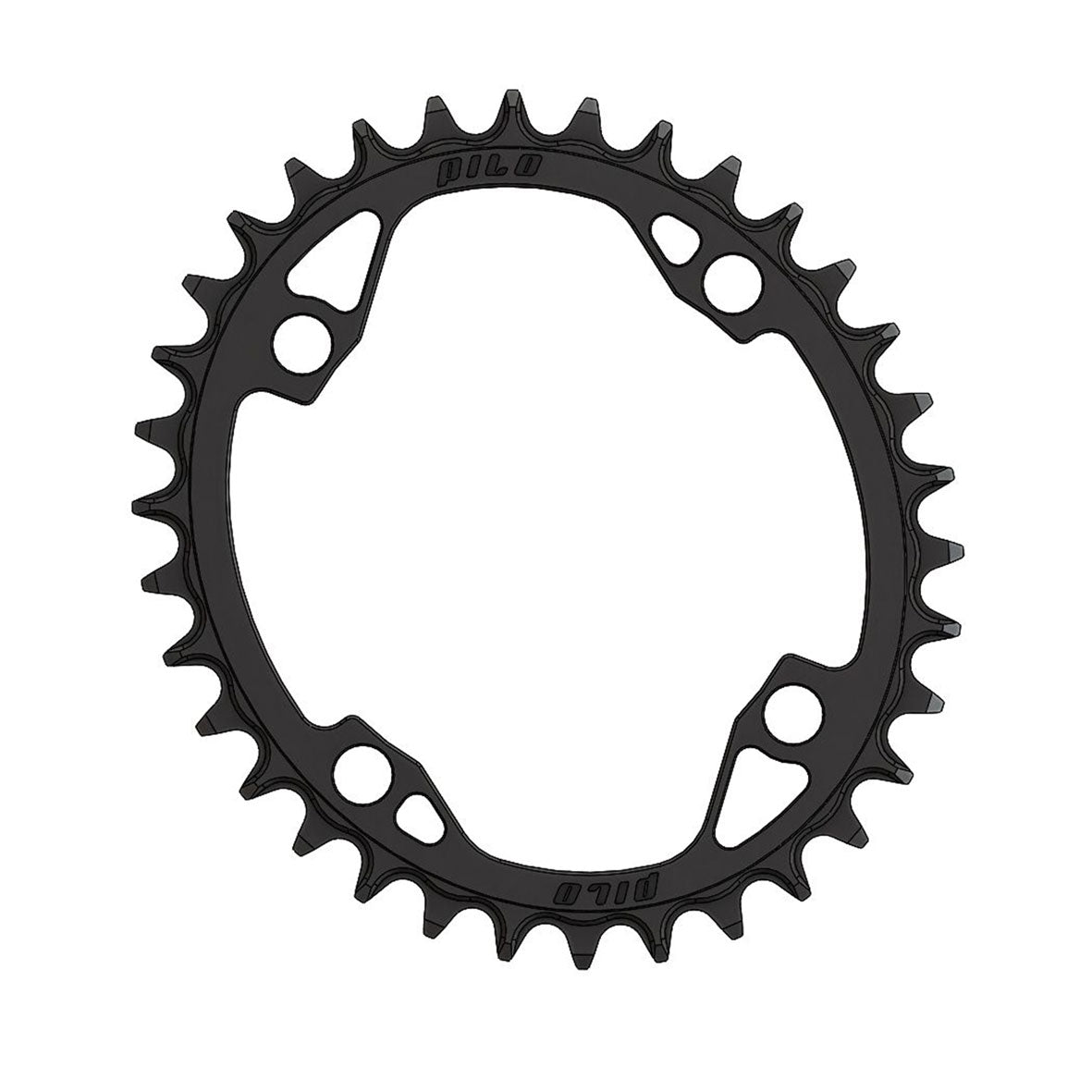 PILO Chainring - 34T Narrow Wide Elliptic - 104BCD Offset 0