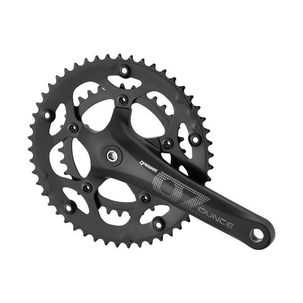 PROWHEEL ROAD Crankset - OUNCE-421C-N - 170mm Length - 50-34T 2x 8/9s - Square Taper 110.5mm