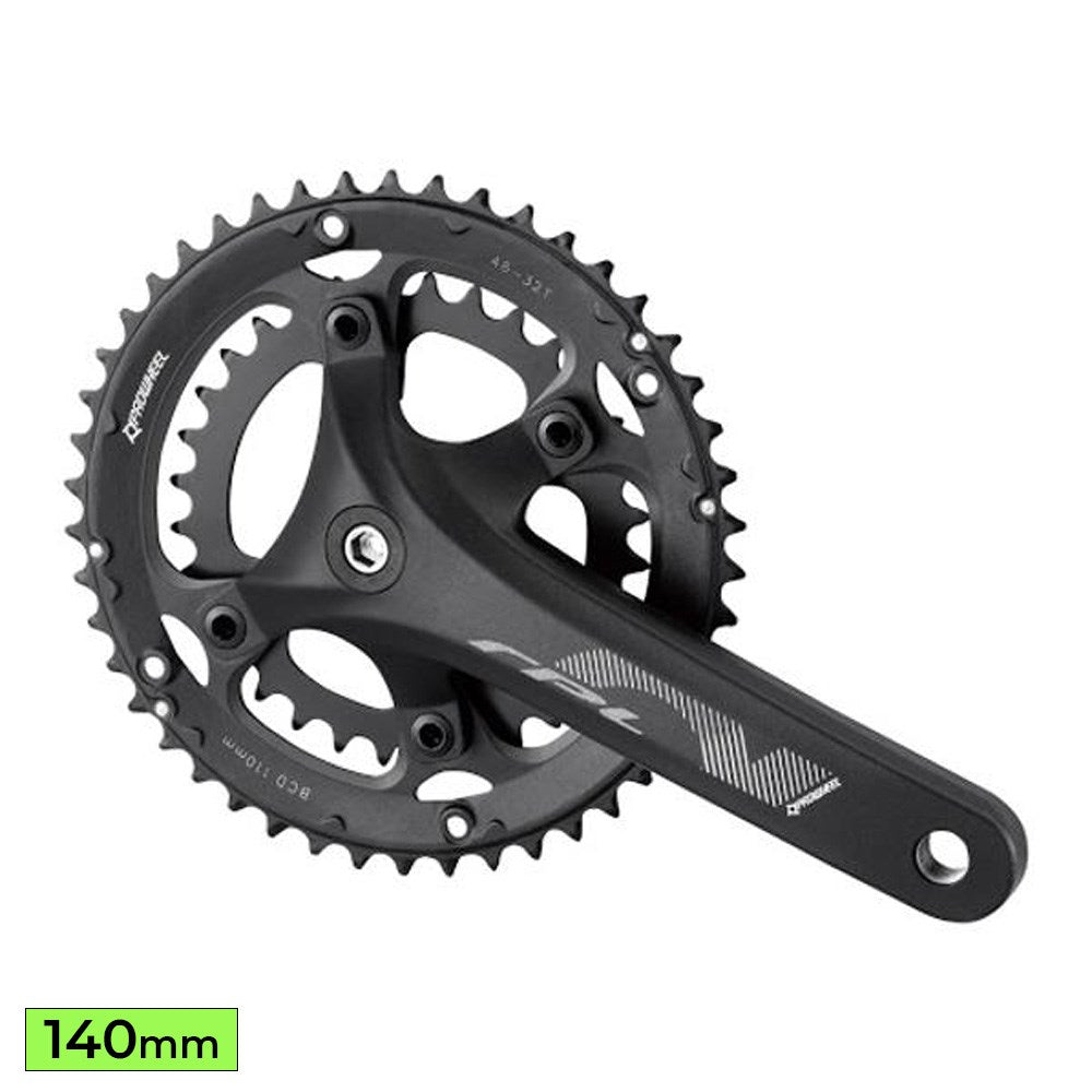 PROWHEEL JR Crankset - RPL-521 140mm - Non Boost - 48-32T 2x 9/10s - Square Taper 116mm Axle