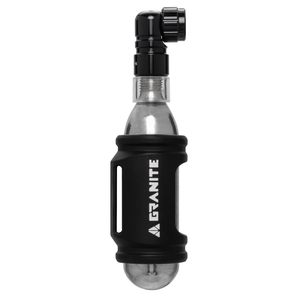 GRANITE PUNK - CNC CO2 inflator with silicone sleeve for 16g canister