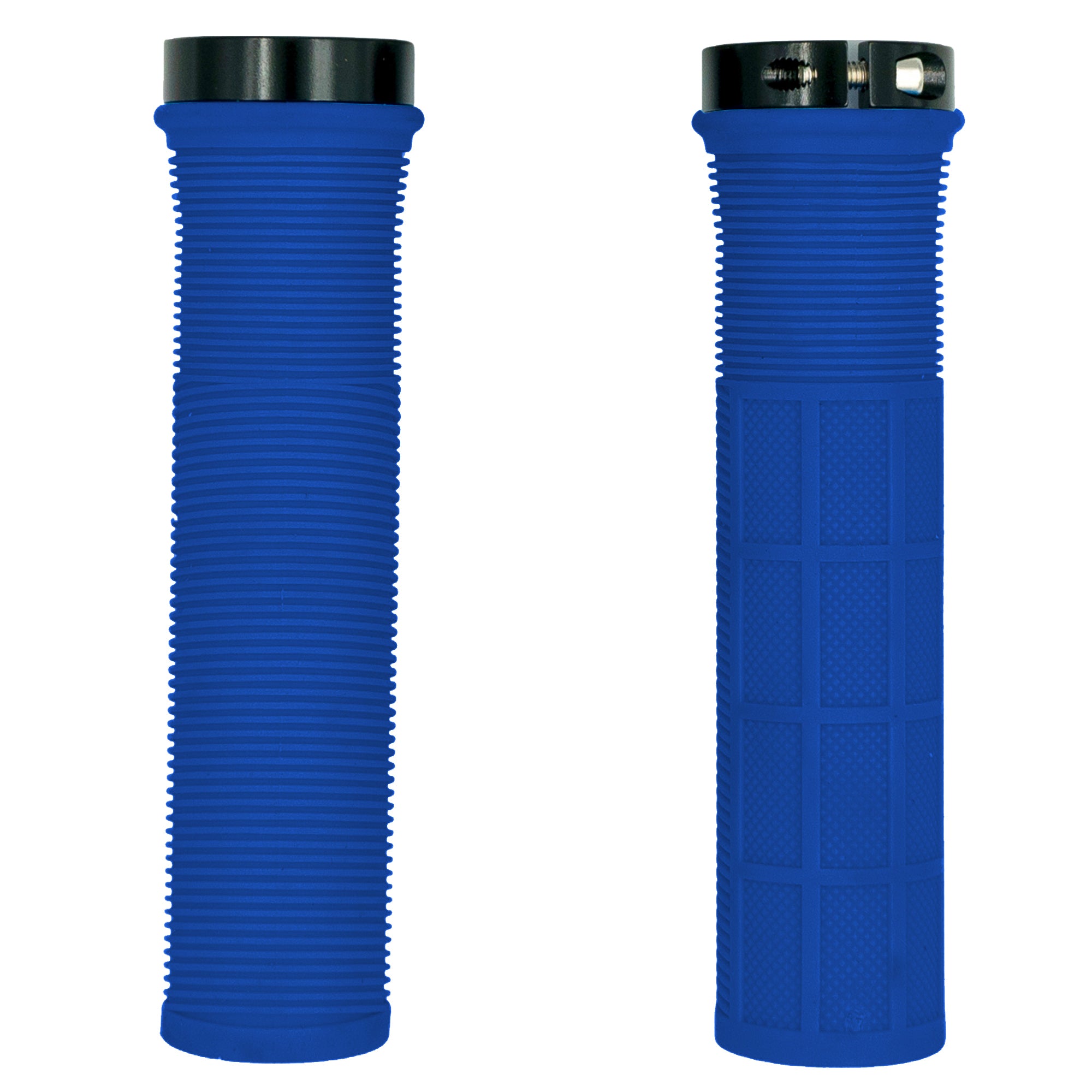 QBP Grip Mtb Lock On Single - 130mm - Blue