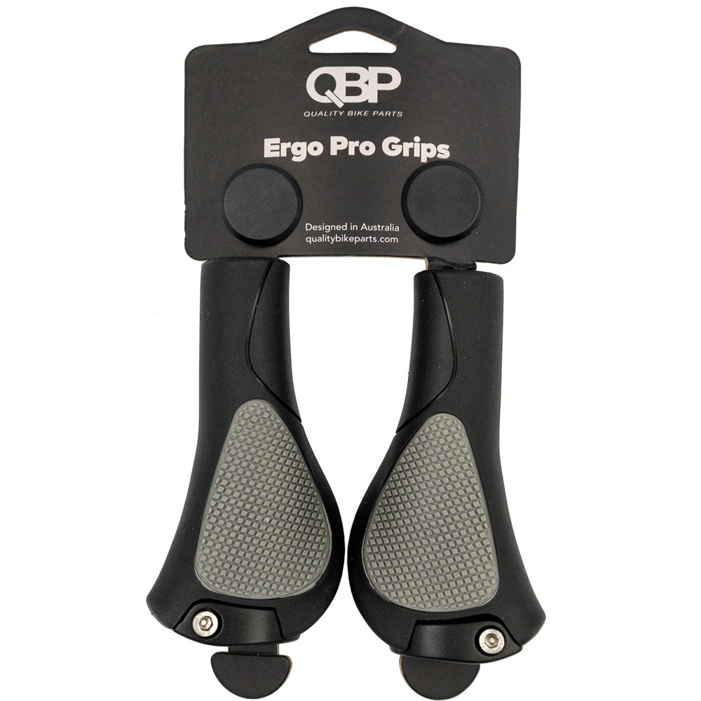 QBP Ergo Pro Lock On Grips - Black