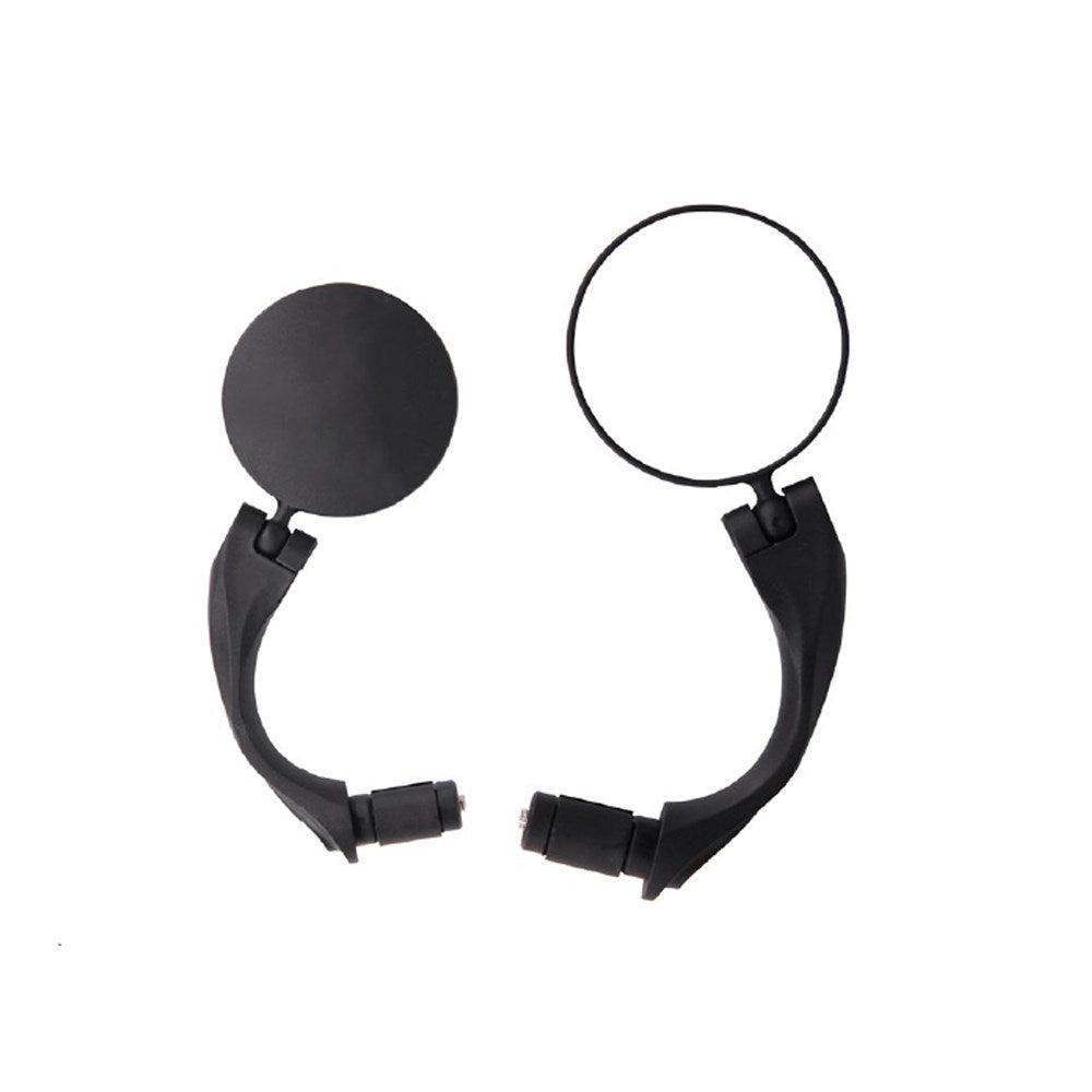 QBP Bar End Mirror M05 - Mirror Size:71mm(Dia) Handle Size:45mm Handle Size:95mm