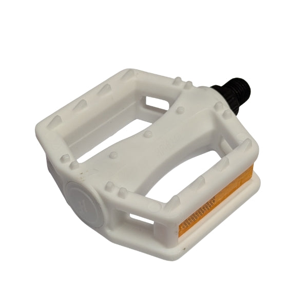 QBP Pedal Nylon Plastic 1/2 X 1/8 - White