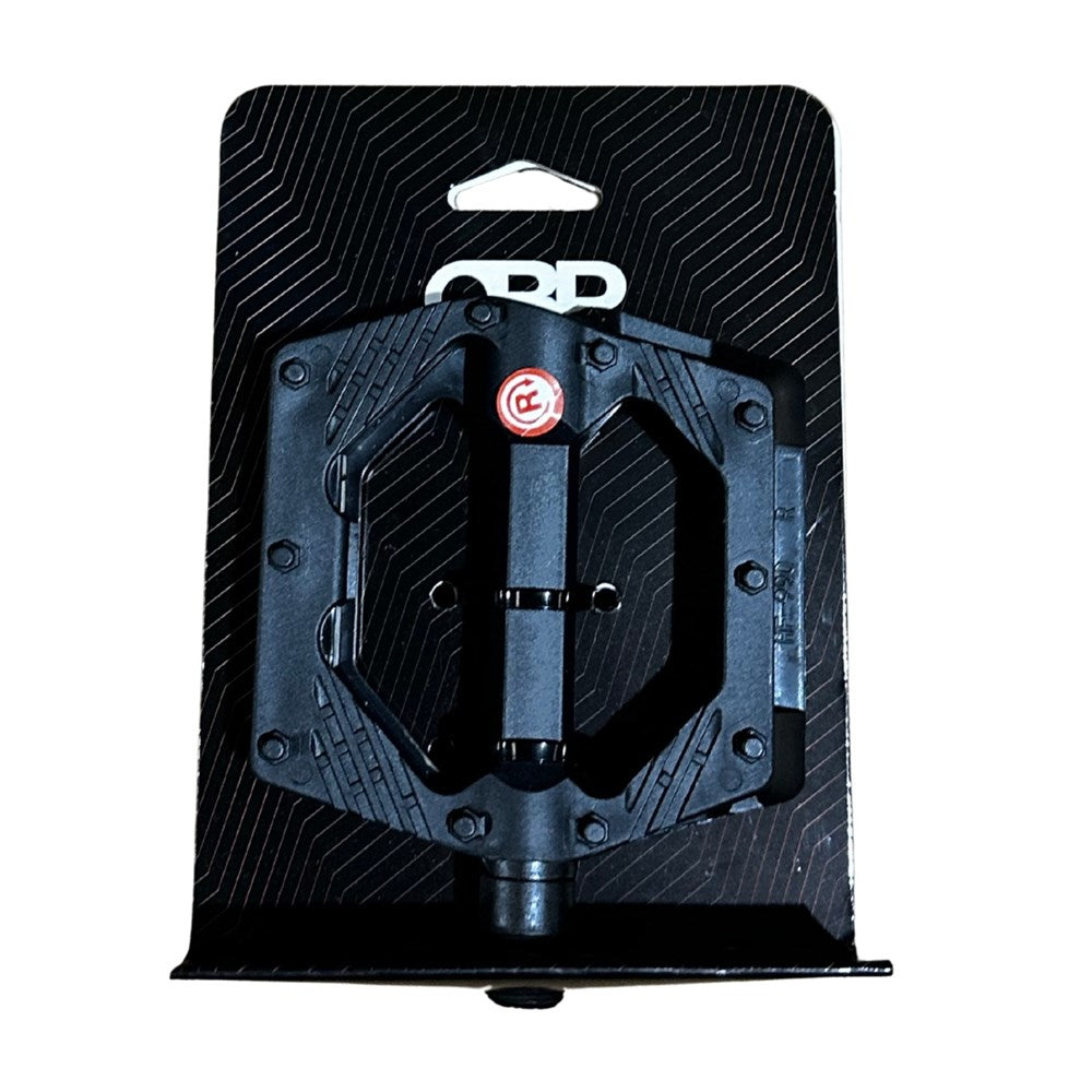QBP Pedal - Nylon Plastic - Mtb Platform - 9/16 - Black Cn