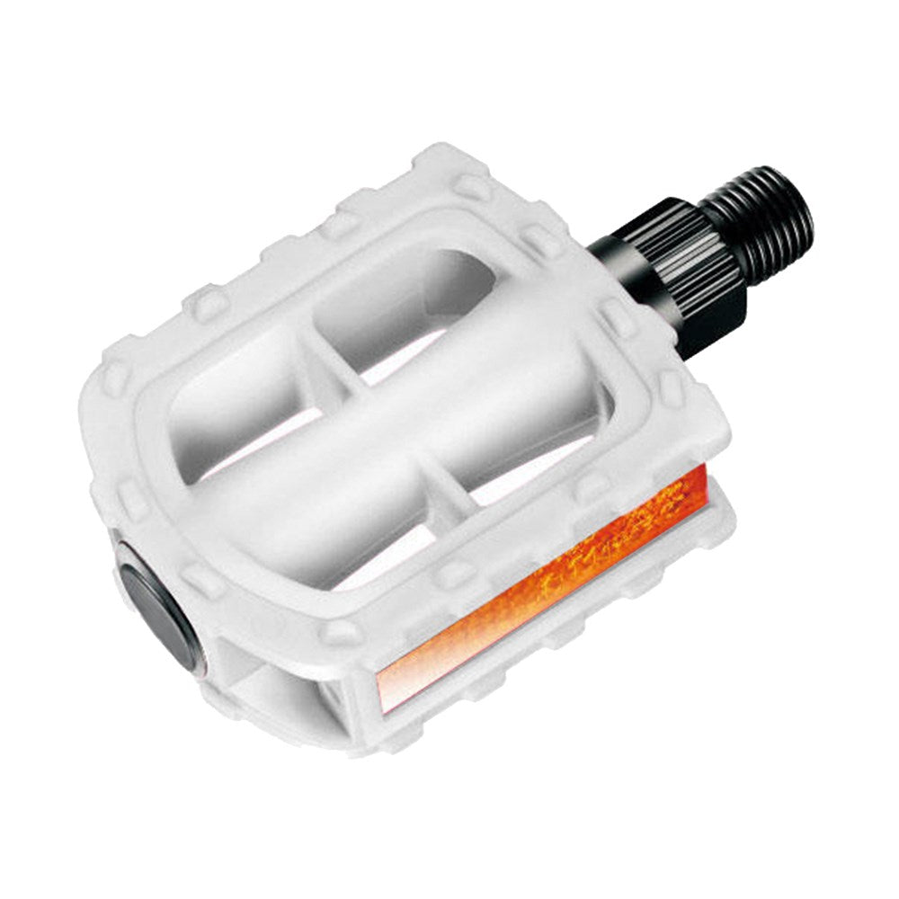 Rascal Pedal Nylon Plastic 1/2 X 1/8 - DU Bearings - White