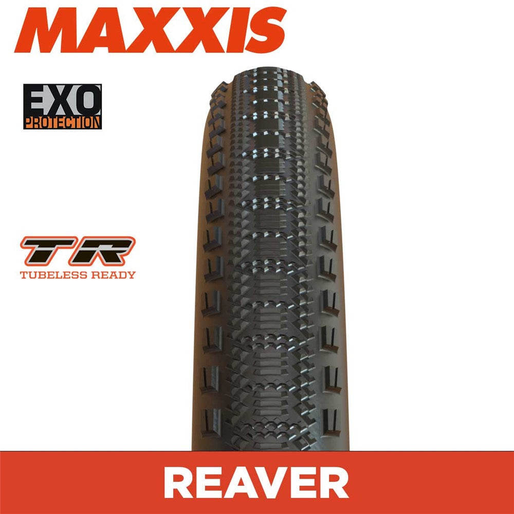 MAXXIS GRAVEL - REAVER - 700X40C - EXO / TR / Tanwall - Foldable 120 TPI E25