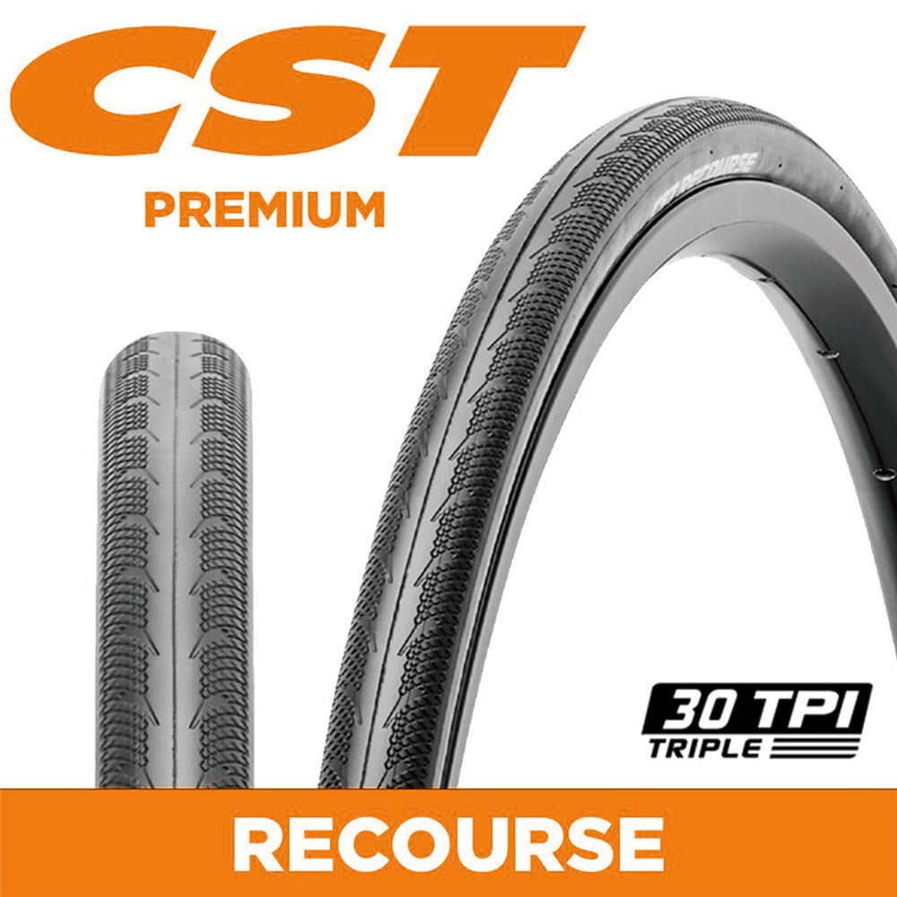 CST Tyre Recourse - 700 x 25 - Wire 27 TPI - 340g - Dual Compound - C1808