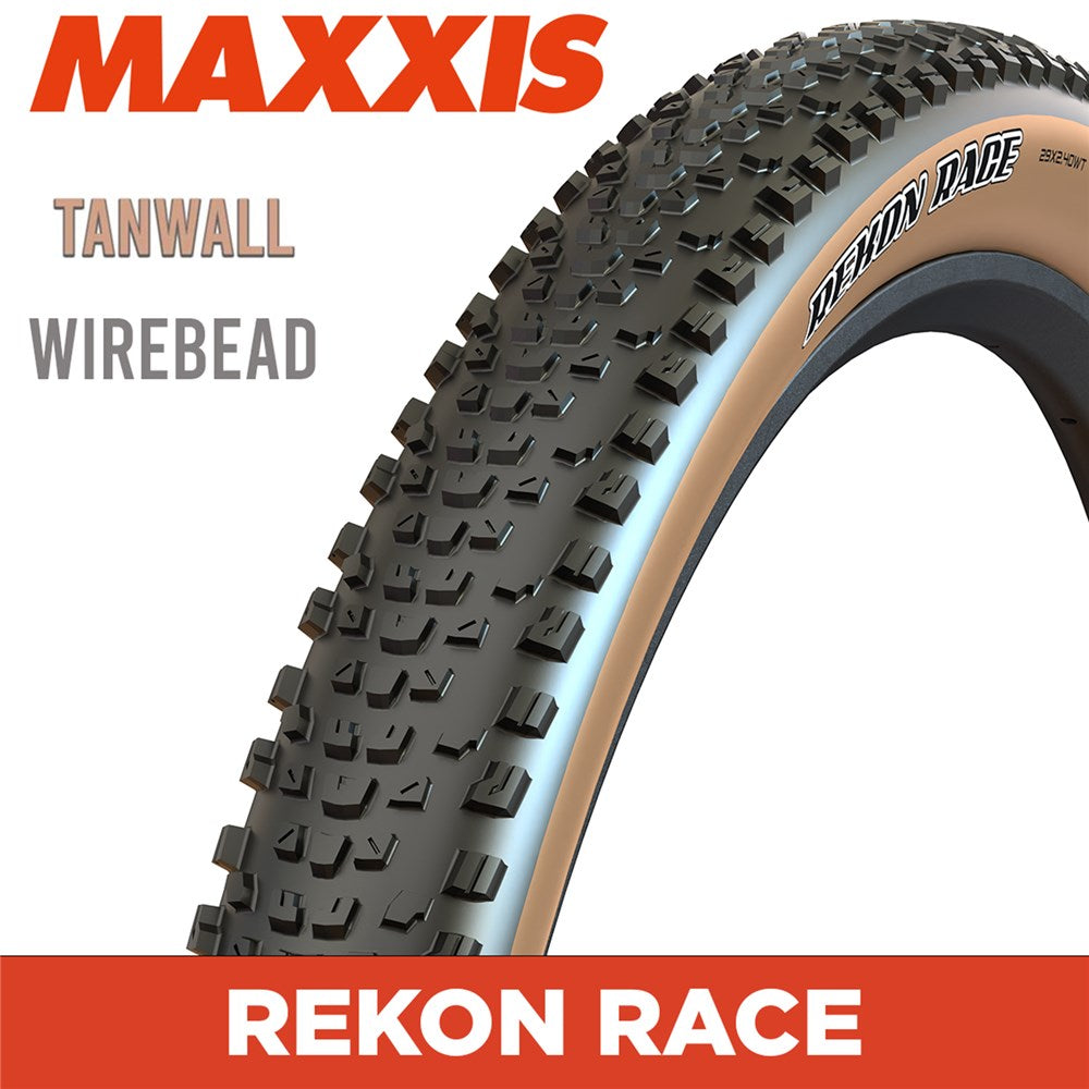 MAXXIS Mountain - REKON RACE - 29X2.25 - Tanwall - Wire 60 TPI E25
