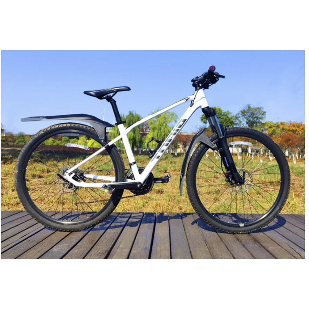 RBRL MTB Mudguard Set - 26-29 inch - Universal Fit -Front Fork & Rear chain stay Mounted - fits 1.5  - 2.5 inch tyres - Extensive coverage - two point fixation
