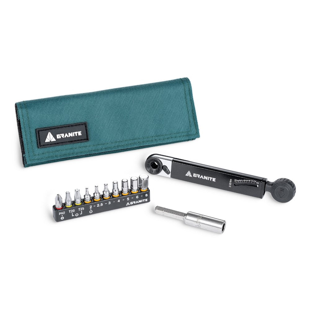 GRANITE ROCK N ROLL - TQ Mini torque wrench tool kit - Green