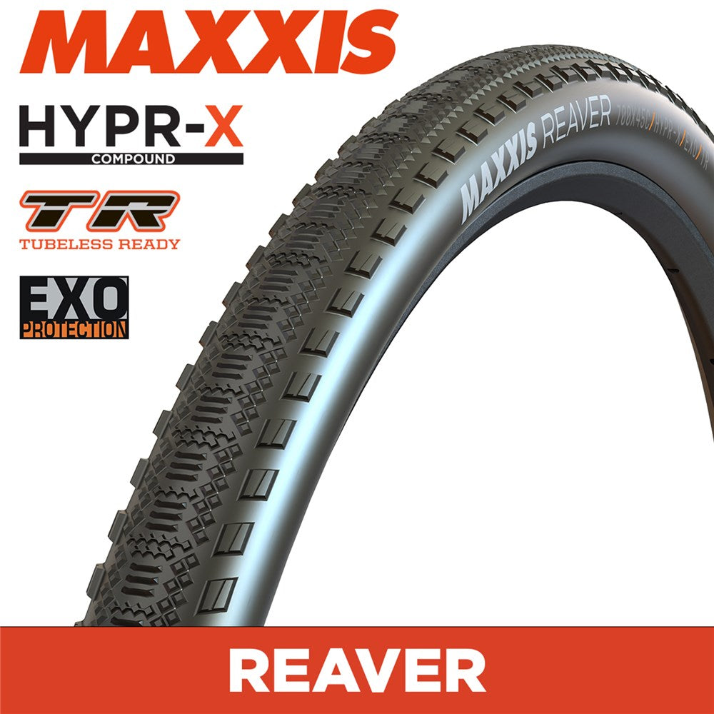 MAXXIS GRAVEL - REAVER - 700X40C - HYPR-X / EXO / TR - Foldable 120 TPI E25