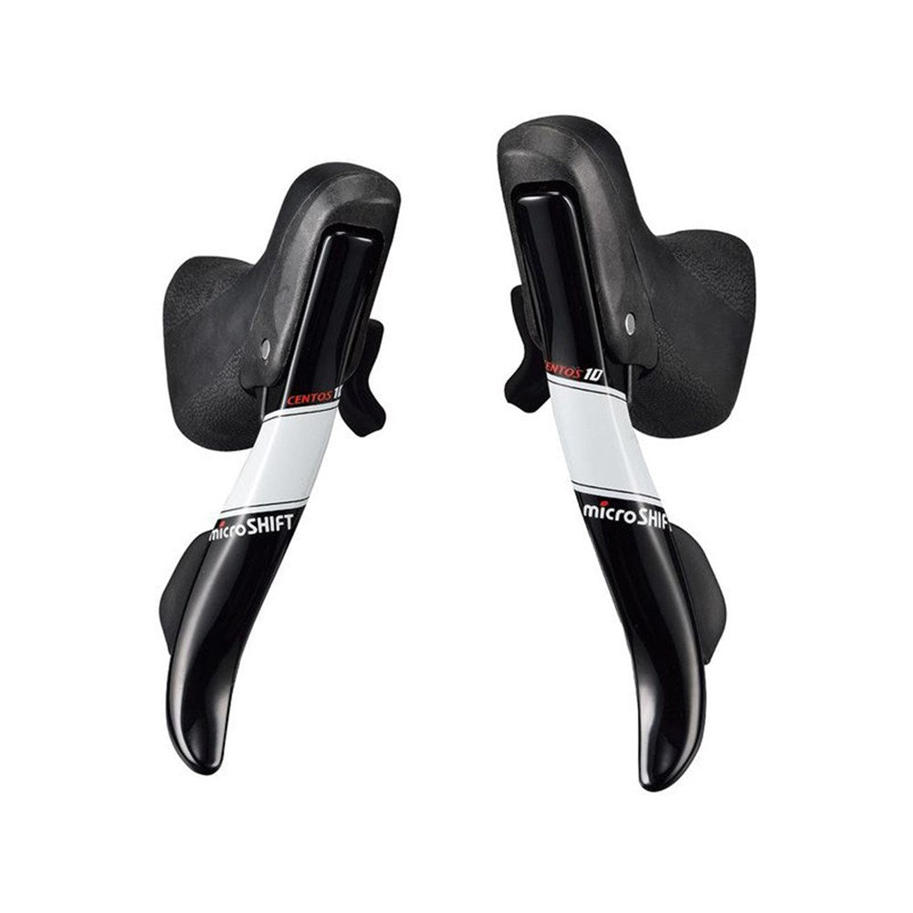 MICROSHIFT Drop Bar Shifter - R10 SB-R502E - 2x10 Speed - Internal Cable - Pair (Shimano Road)