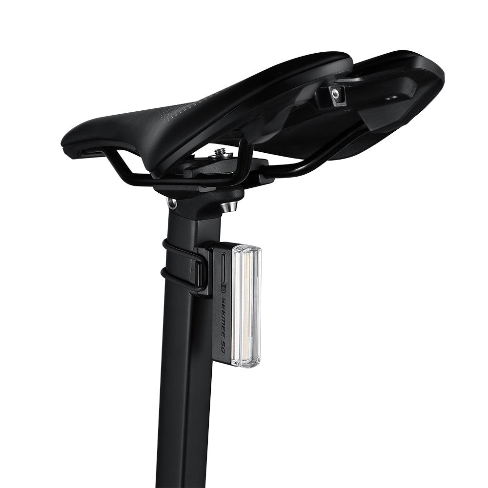 MAGICSHINE Rear Light - SeeMee 50 Pro - PelotonSync Flash / FTR LightSync Control / Magnetic QR Mount