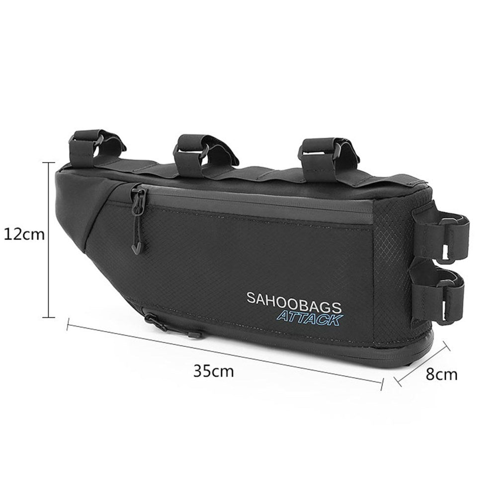 SAHOO Frame Bag - Triangle Corner Bag - Rain Tight 4L - Hydration Compatible