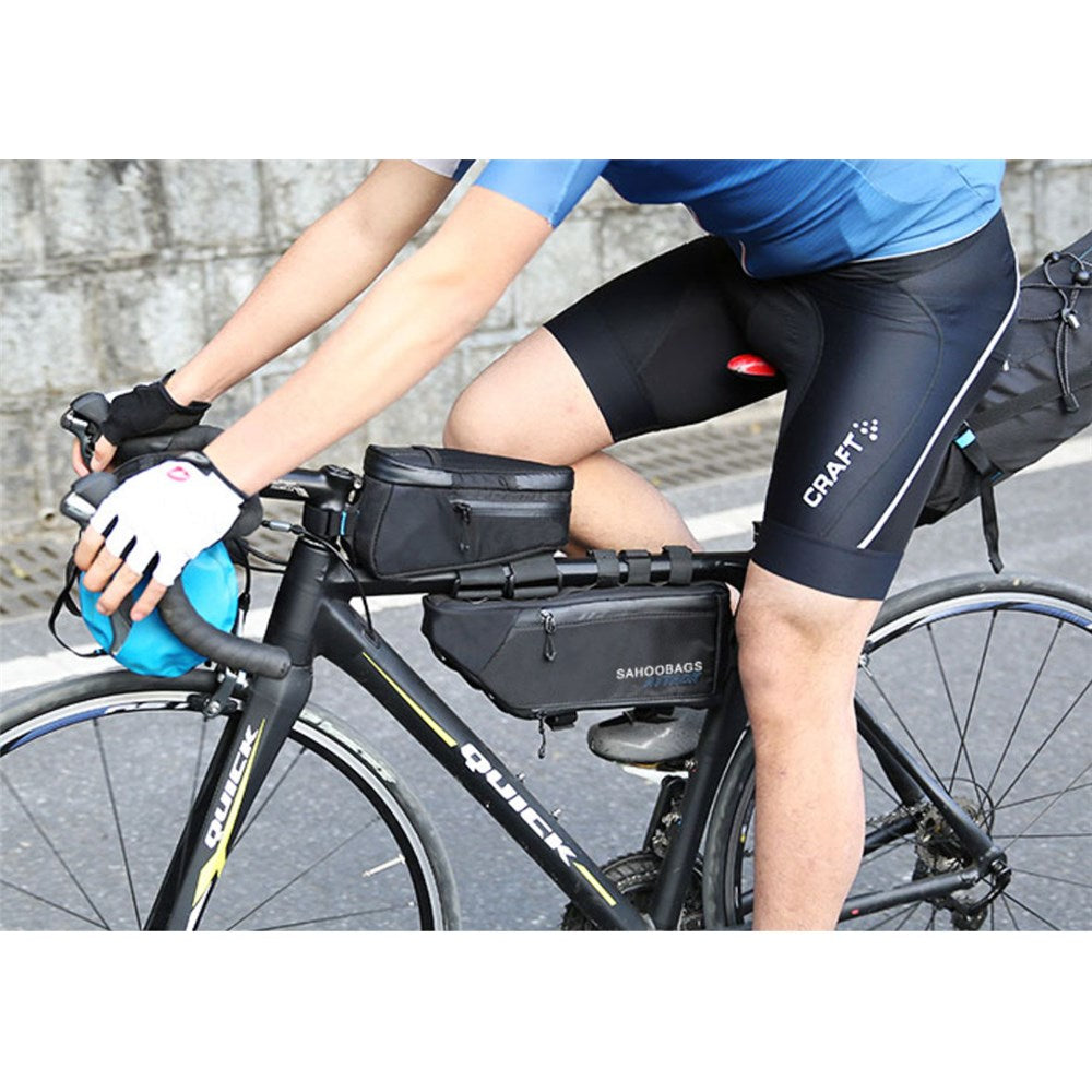 SAHOO Frame Bag - Triangle Corner Bag - Rain Tight 4L - Hydration Compatible