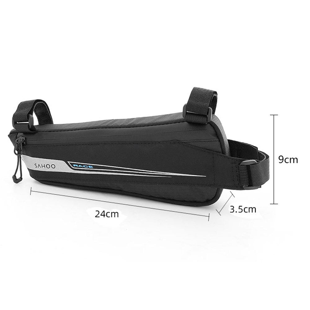 SAHOO Top Tube Frame Bag - 24x9x3.5cm 0.6 Litre
