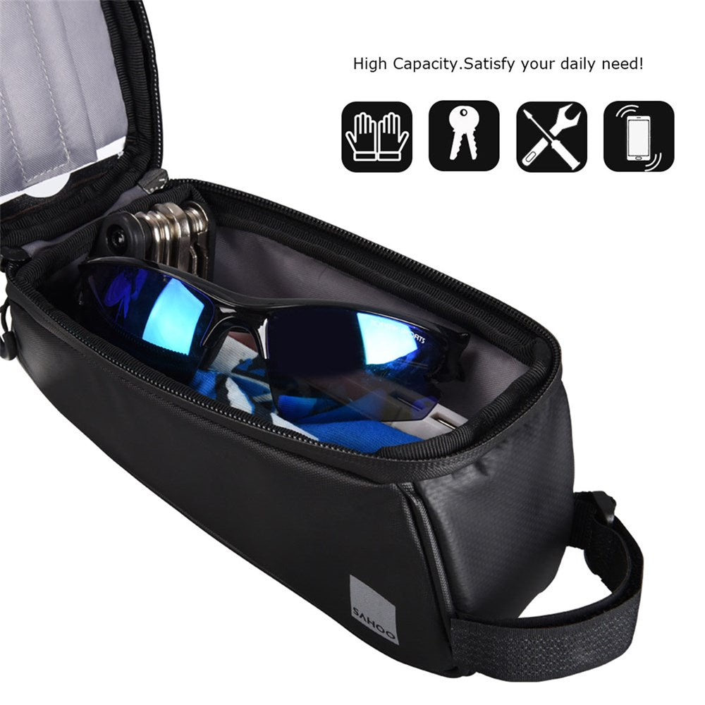 SAHOO Top Tube SmartPhone Bag - Size: 20.5*9*10.5cm - Capacity:0.8L