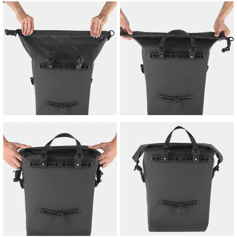 Roswheel OEM Pannier Bag-20L Full Waterproof Dry Mountain Road Bike Bicycle Cycling Pannier Bag 1 pc
