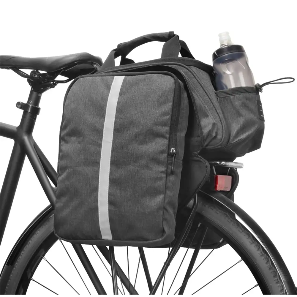 SAHOO Top Pannier Rack Bike Trunk Bag - Expandable 8L
