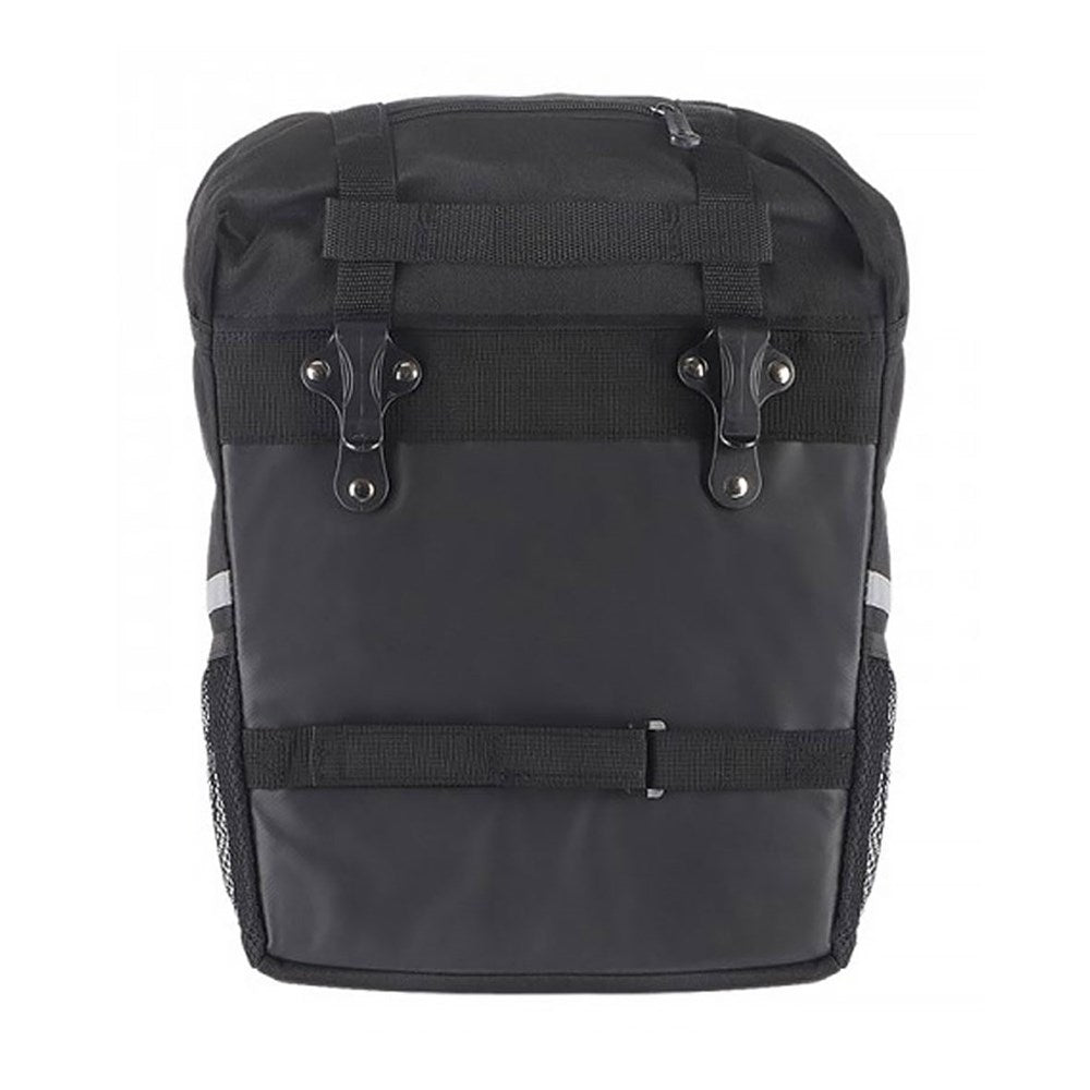 SAHOO Pannier Bag Single 15L - 5 Pockets Light Reflective Panels - 40cm x 30cm x 13cm