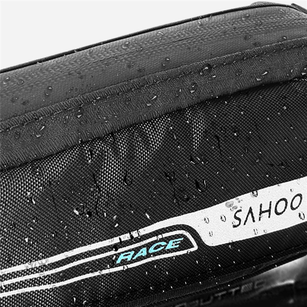 SAHOO Race Waterproof Frame Bag 0.4L Capacity Reflective Logo