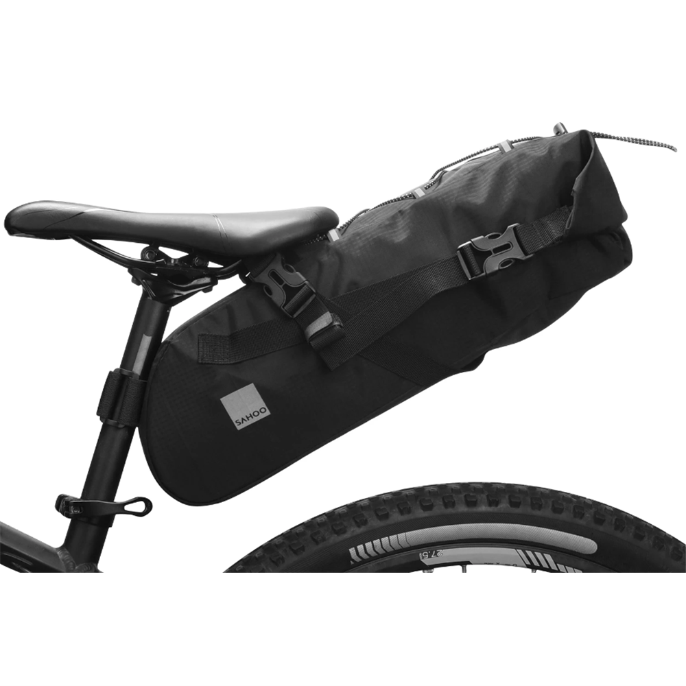 SAHOO 131385-  Waterproof Seatpost Saddle Bag 10L