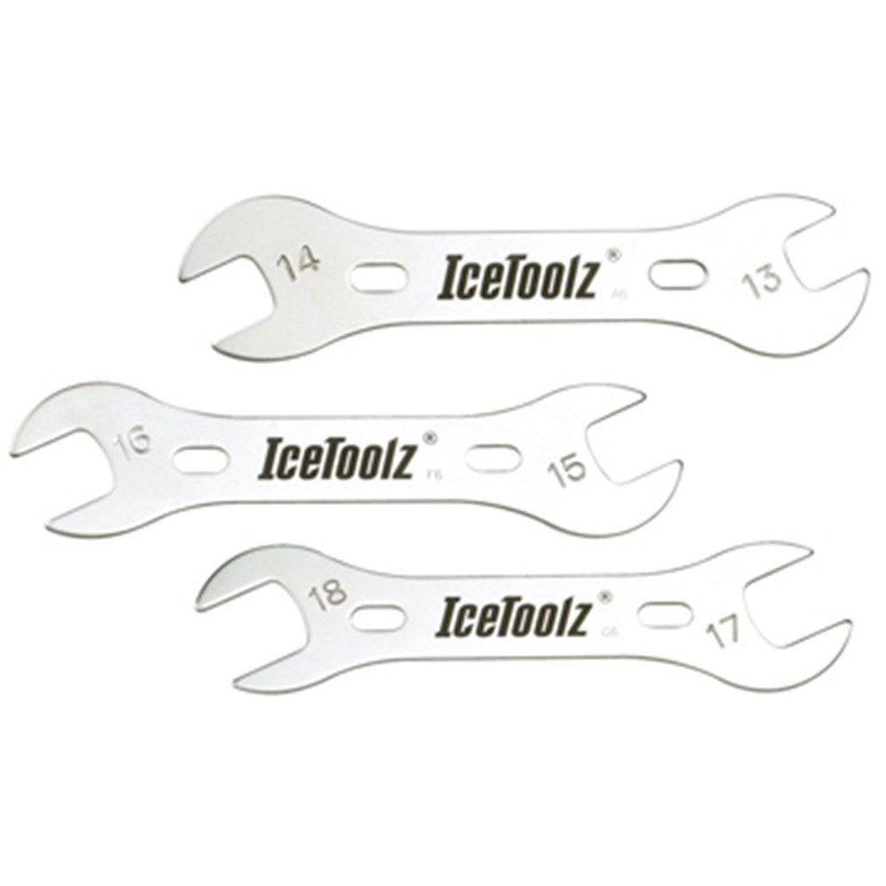 ICETOOLZ Cone Wrench Set - 13 to 18mm - 3 Pack