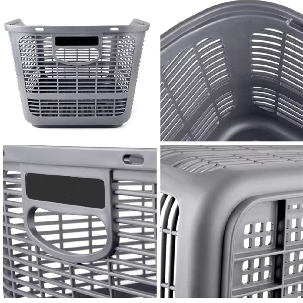 Stowaway EasyRider Rear Basket- Tool Free QR Buckle445x355x245 - 214g - Enviro PP Material - Grey
