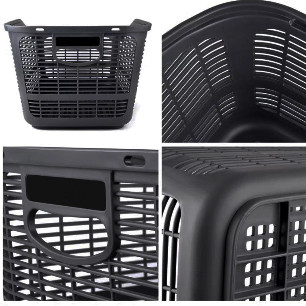 Stowaway EasyRider Rear Basket- Tool Free QR Buckle445x355x245 - 214g - Enviro PP Material - Grey