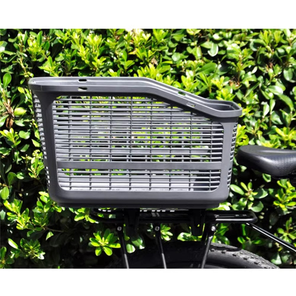 Stowaway EasyRider Rear Basket- Tool Free QR Buckle445x355x245 - 214g - Enviro PP Material - Grey