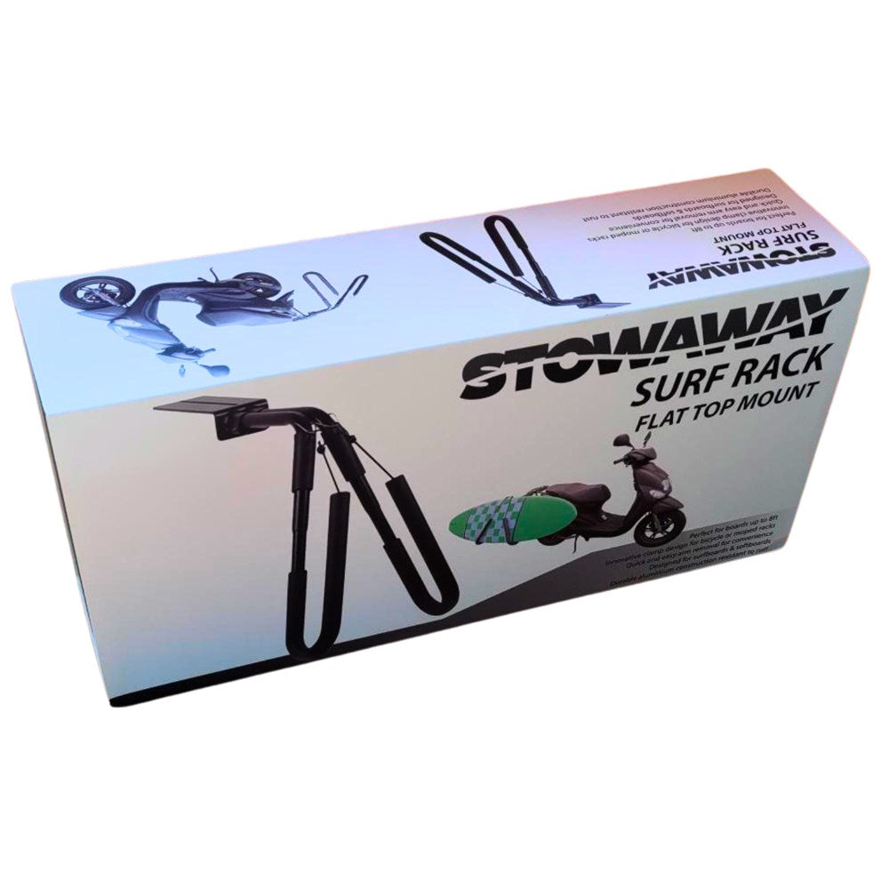 Stowaway Surf Rack Flat Top Rear Scooter Mounted