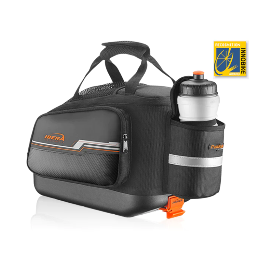 IBERA PakRak Clip-on 17L with cup holder