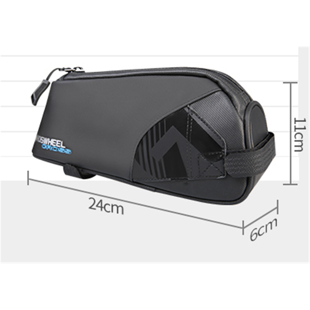 ROSWHEEL Sahoo  'Unbound Series' Rail Trail Top Tube Bag 140g 0.9LCapacity 24x11x6cm