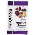 SkratchLabs Energy Chews Sport Fuel - Grape - Single Serving 10 Pack