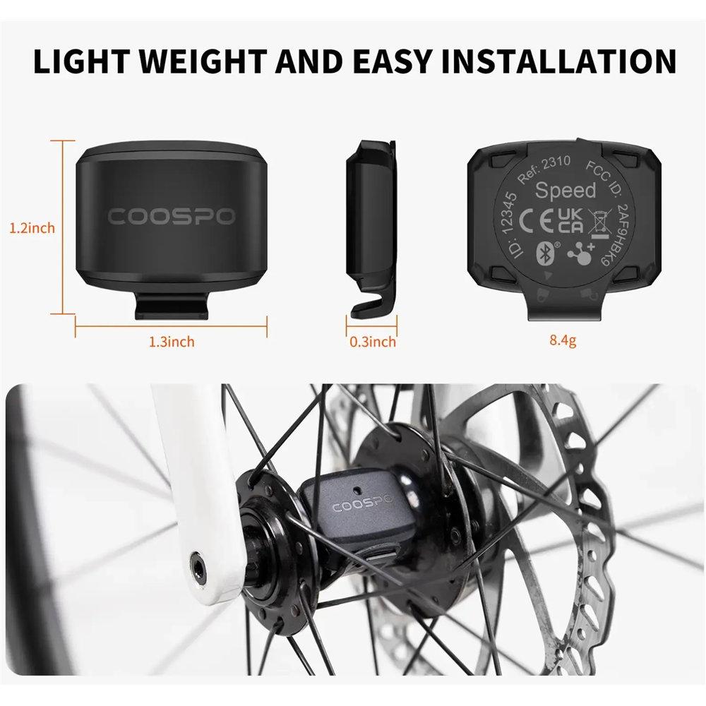Cycling speed sensor