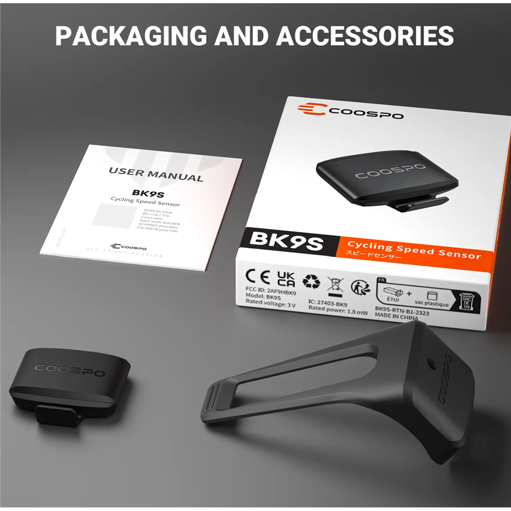 Cycling speed sensor