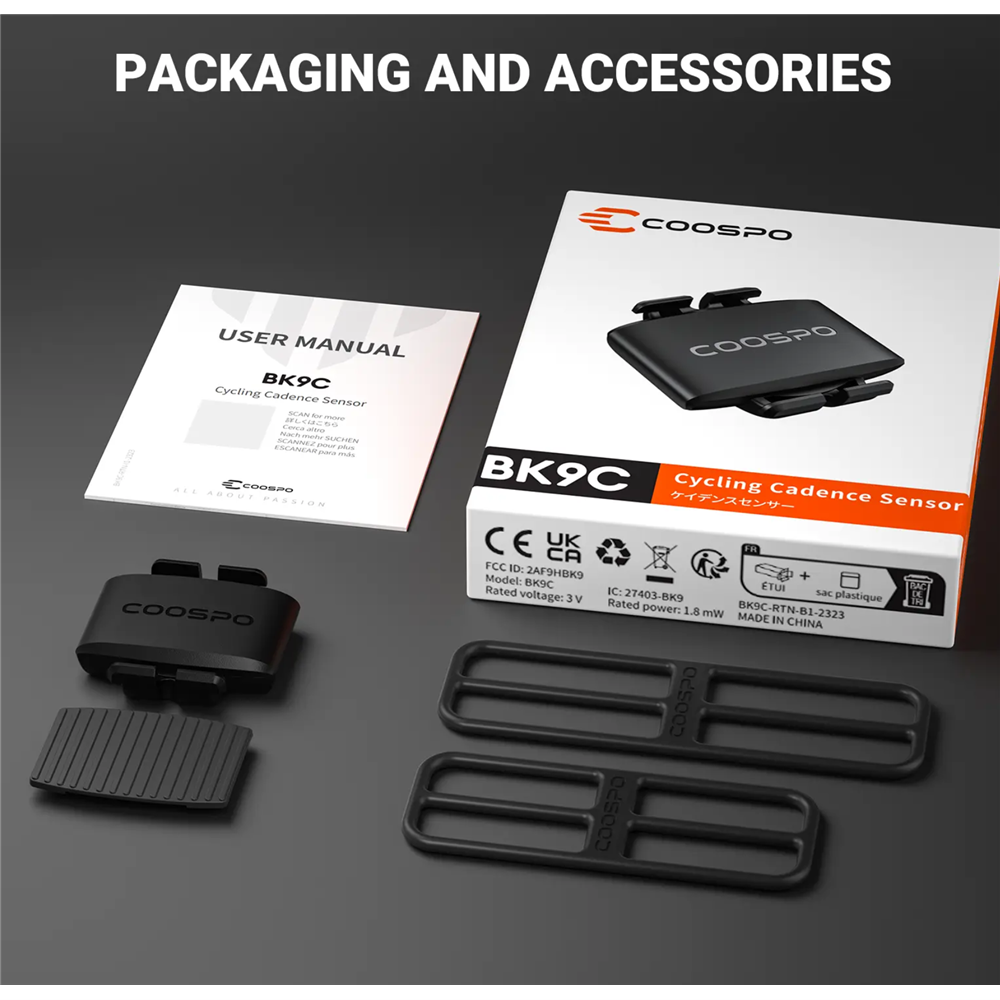 Cycling cadence sensor