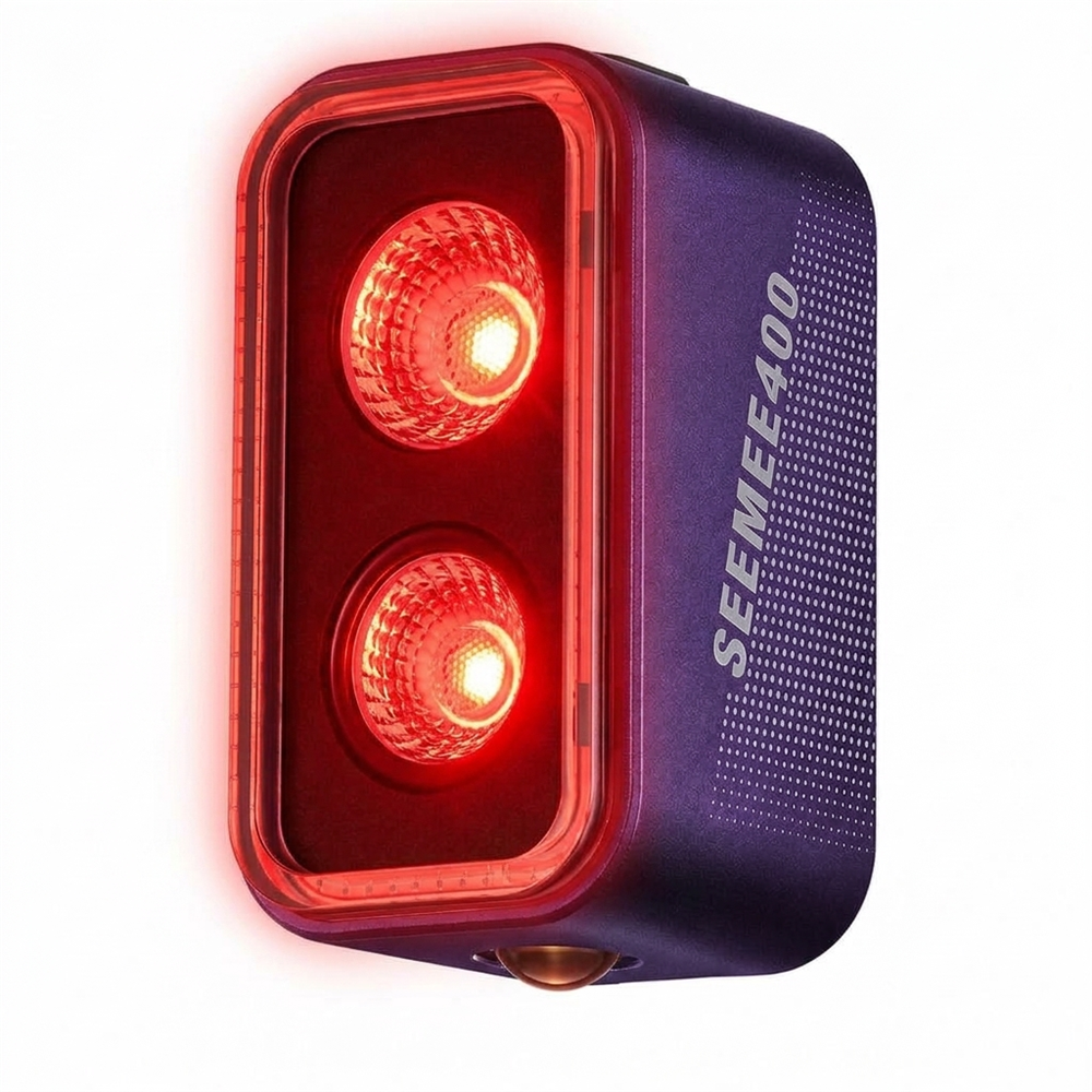 MAGICSHINE Rear Light - See Mee 400 - Purple - Smart Motion Sensor - Opti Tracing - ANT+