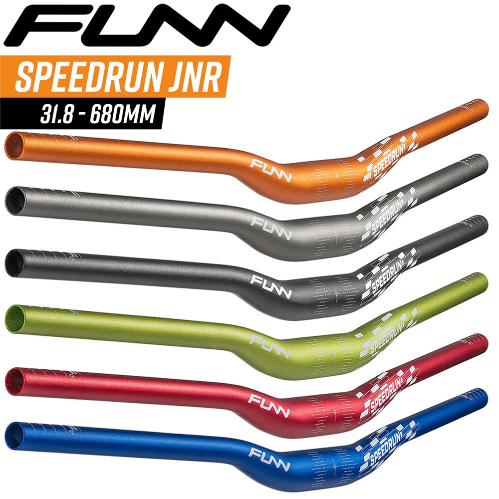 FUNN Handlebar - Speedrun 31.8mm 680mm - 19mm Grip - Orange