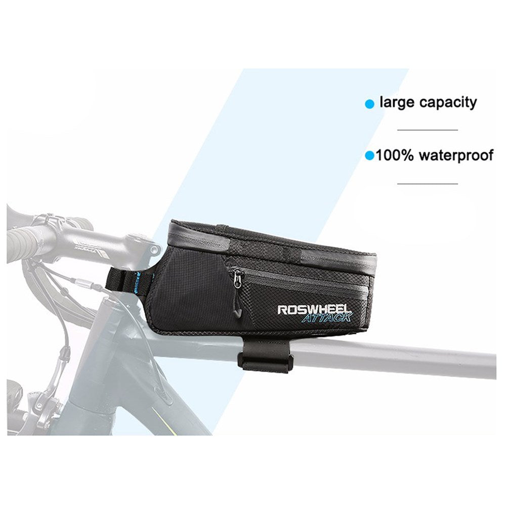 Roswheel OEM Attack Top Tube Bag Waterproof Black 1.5L