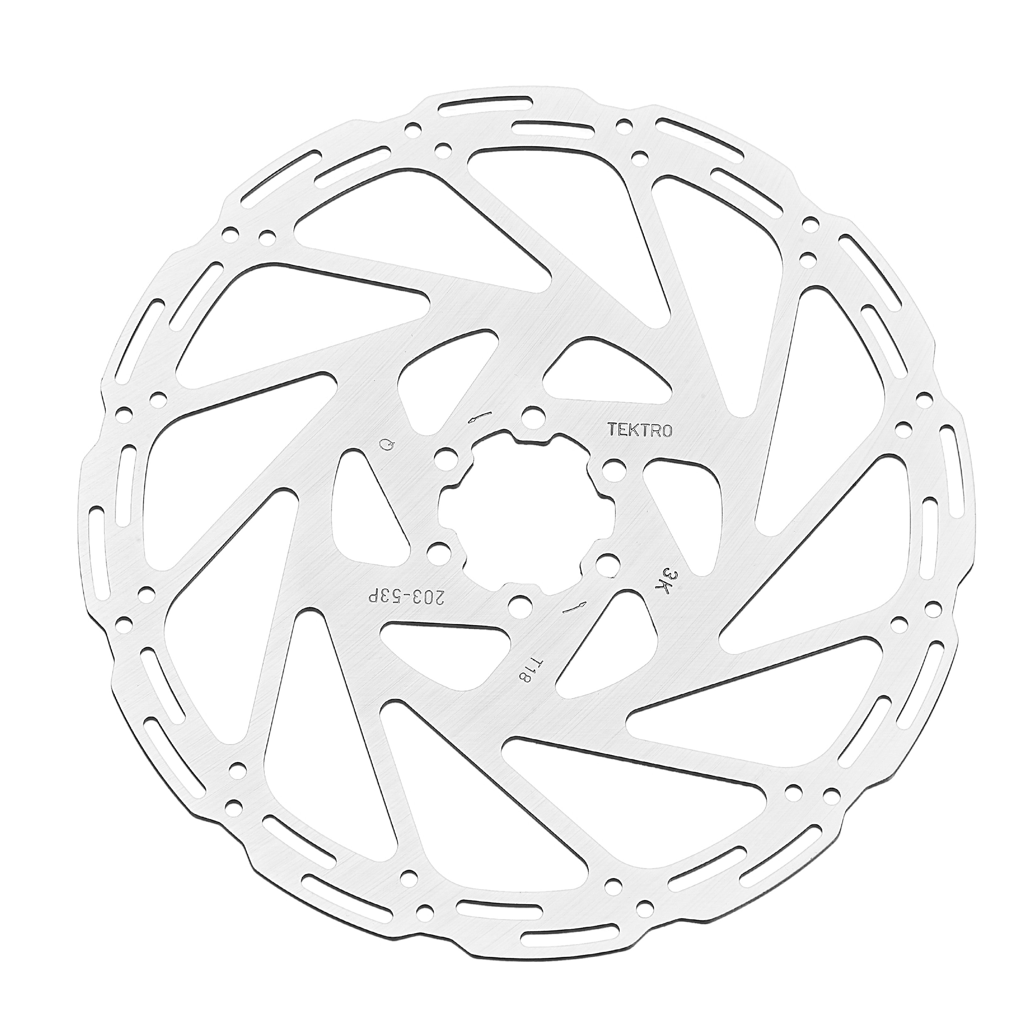 TEKTRO Rotor 203mm - TR-53 Anti-vibration Rotor for 4 Piston Caliper - 1.8mm