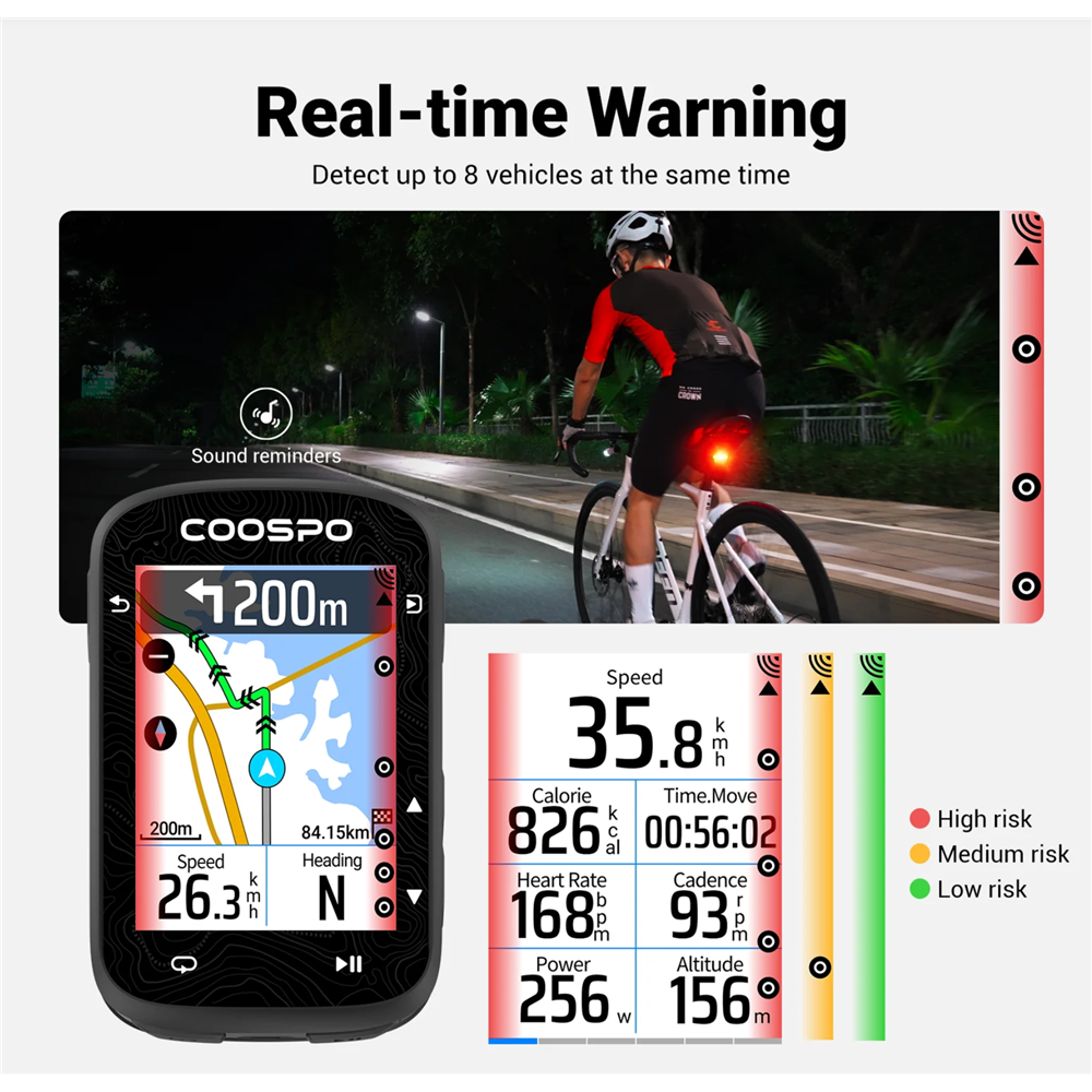 Bicycle radar light