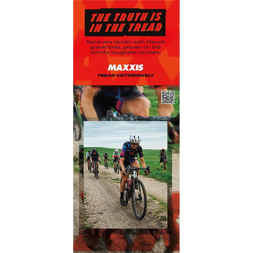 MAXXIS Coreflute Sign - 100cm x 40cm - Gravel The Truth is in the Tread