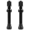 VELOX Tubeless Schrader Valves - Black Aluminum - 60mm